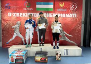 Определились победители Чемпионата Узбекистана U-23 по фехтованию на рапирах