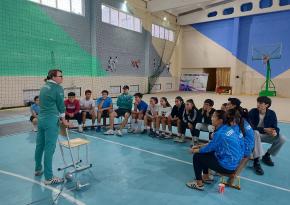 Завершается учебно-методический семинар по фехтованию на шпагах под руководством тренера национальной кадетской сборной команды — Петровой Анисы Викторовны .